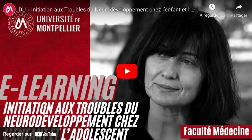 DU Initiation aux troubles du neuro-développement (Formation e-learning)