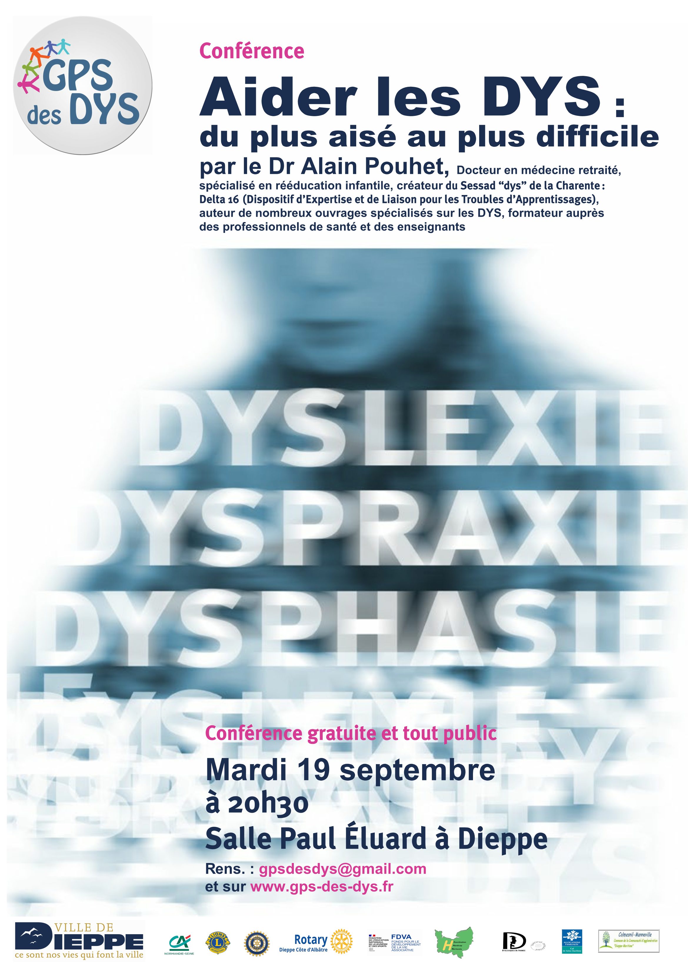 Conférence Aider les DYS: du plus aisé au plus difficile